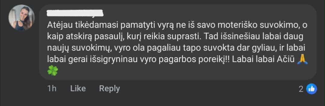 Seminaro Dalyvė