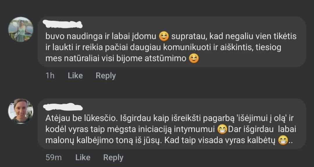 Seminaro Dalyvės