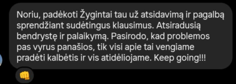 Renginio Dalyvis