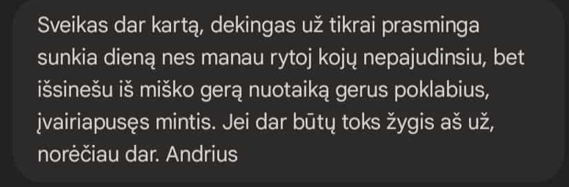 Renginio Dalyvis