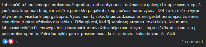 Seminaro Dalyvė