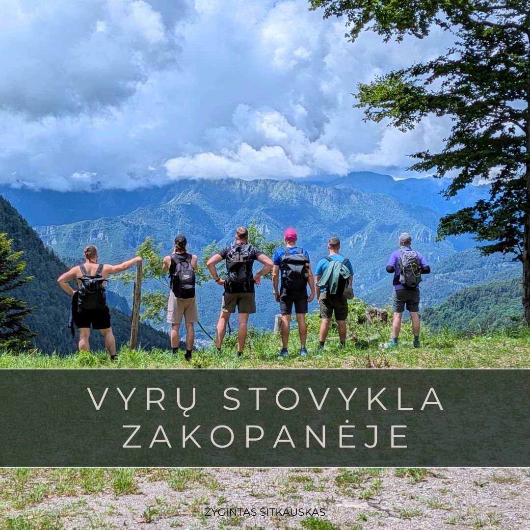 Vyrų stovykla Zakopanėje 2026 08 10 - 08 14