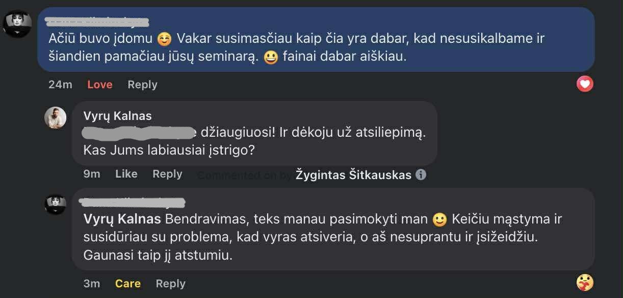 Seminaro Dalyvė