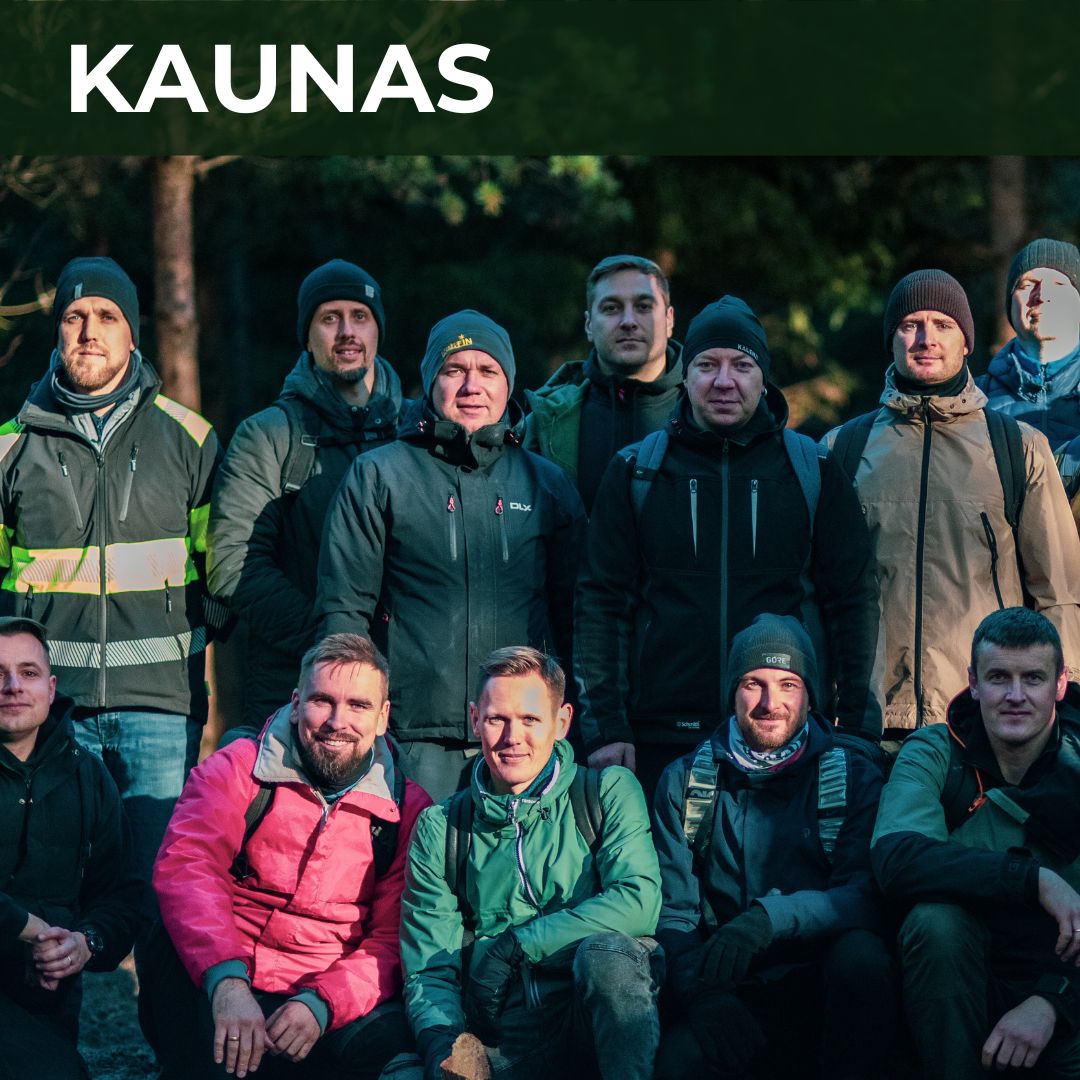 Patyriminis žygis vyrams miške – Kaunas